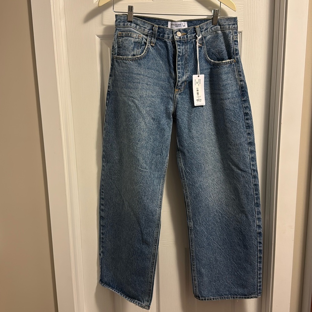 Just Black Denim Barrel Jeans